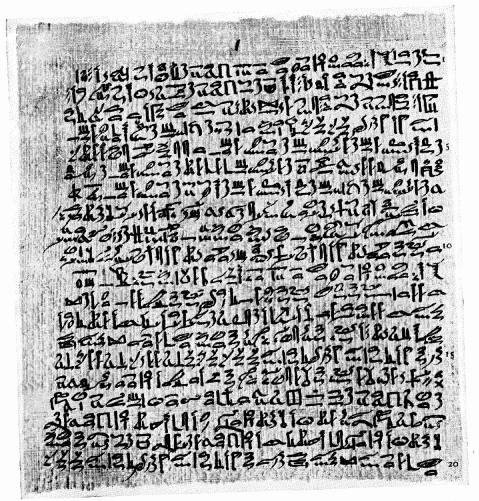 Egyptian Ebers Papyrus